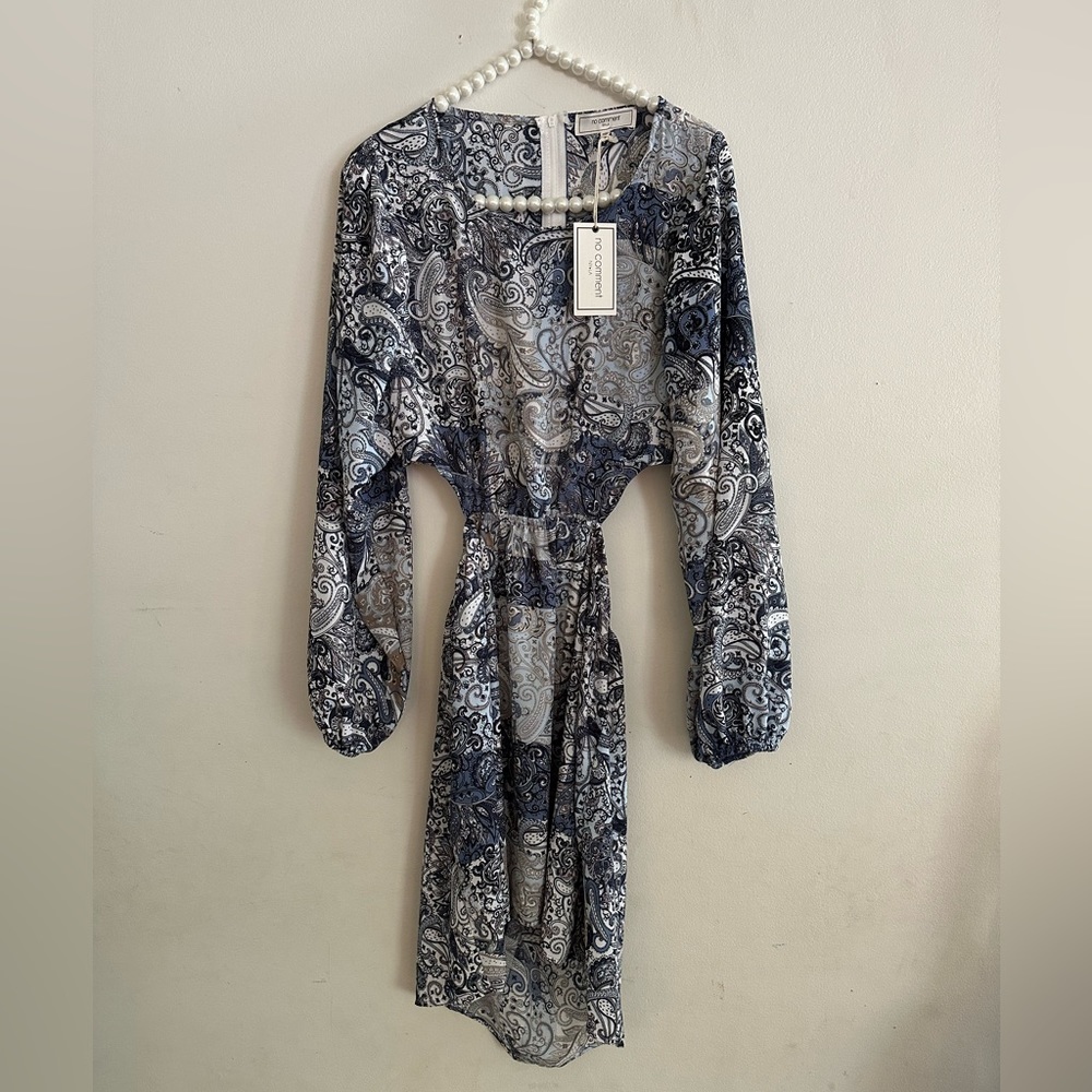 NWT| Cutout Long Sleeve Summer Dress